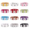 Pulseiras de charme ph pandahall 12 cores pulseira de pulseira para pulseiras de jóias de botão de 18 mm