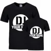 Camisetas personalizadas dj nome personalizado camiseta lazer harajuku tshirt diy personalizado ps texto camisas pessoal personalizado camiseta 220609