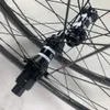 12 Speed 3K Glossy Disc Road/Gravel Bike Wheels Carbon Fiber T800 25mm Wide 50mm Deep With DT350 Hub XDR Cassette Body