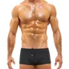 Maillot de bain pour hommes Boxer Briefs Maillots de bain Boardshort à séchage rapide Jambe carrée Mesh Hollow Out Maillots de bain Maillots de bain Maillot de bain de plage 220509