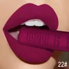 Läppglans qi märke 34 färger vattentät matt naken läppstift läppkit pigment mörkröd svart långvarig kvinnor makeup lipglossliplip