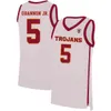 USC Trojans Jerseys Mens Devin Fleming Jersey Kevin Porter Jr. Talin Lewis Shaqquan Aaron 1 Usher College Basketball Jerseys Custom Steek