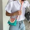 HBP Messenger Bag Real Leather Big Women Handtassen Printing bakken tassen Lady Purse Schouder Crossbody Avond Handtas Chain 40995