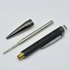 Grå högkvalitativ svart kulspets penna kulpenna med Crystal Head Office Stationery Promotion Ball Penns for Business GIF2102024