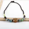 Pendant Necklaces Bohemia Ceramic Bead Necklace Chinese Style Pendants Women Ethnic Jewelry #XN054Pendant Sidn22