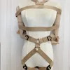 BDSM Self Bondage Gear Body Restraints Set Shibari Rope Suit Men Women Slave Breast Tape sexyy Cross Wear