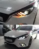 2 PCS Auto autosop Licht voor Mazda 3 Axela 20 14-20 19 Mustang LED-lampen Hoogstraal voorlichten