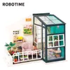 Robotime Maison de poupée en bois avec meubles légers DIY Maison miniature Cadeau parfait pour garçons et filles