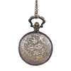 10 pièces montres grande montre de poche antique évidée bronze douze zodiaque chinois boeuf classique nostalgie-1