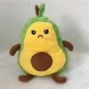 20CM Nuovo simpatico peluche di avocado ribalta la bambola di avocado si trasforma con rabbia in una borsa di emoticon felice regalo fidanzata