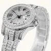 2020 Nieuwe Franse dameshorloges Kleine Dial Quartz Watch Woman Volledige diamant stalen armband Watch Vrouwelijke waterdichte klokkalender T200420