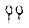 Dangle & Chandelier A Pair Punk Vintage Stainless Steel Hoop Earrings For Women Men Gothic Round Rock Couples Ear Jewelry Gifts