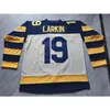 Nc74 Custom Hockey Jersey Men Youth Women Vintage 19 Dylan Larkin High School Size S-6XL or any name and number jersey