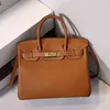 Platinum Handbag Designer Bag Authentic Emma Women's 2024 Lychee Mönster Top Leather One Shoulder Messenger Women