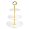Party Decoration 3 Layer Cake Stands Fruit Plate Tray Display Birthday Dessert Wedding Candy Chocolate Storage Tool
