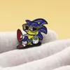Party Hedgehog Cute Badge Emamel Pin Brosch Anime Lapel Pin For Backpack Women Fashion Partys Liten Gift