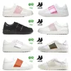 Mens Womens Leather Casual Shoes Plus Size 12 Black Red Green White Pink Sports Sneakers New Designer Outdoor Fashion Luxury Trainers