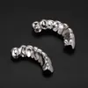 Эксклюзивная настройка Moissanite Teeth Grillz Iced Out Hop 925 Серебро декоративные брекеты Real Diamond Bling Зубные грили для мужчин 1520787