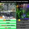 Garden Decorations Solar Fountain Pump Powered Fountains Bird Baths And With Rotating Nozzles Pond Lawn DecorGarden