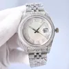 Volledige diamanten herenhorloges 41 mm automatisch mechanisch horloge Diamond Bezel waterdichte horloges Montre De Luxe horloges Heren