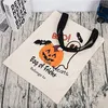 Geschenkverpackung 60 teile/los Halloween Handtasche Baumwolle Leinwand Kordelzug Tasche Urlaub Party Verpackung Bundle Tasche Für Süßigkeiten Lagerung BagGift