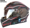 Capacete de motocicleta Tampa de face completa viseira dupla para acessórios seguros para corridas C441