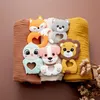 10pc bébé silicone teether rongeur Animal Pacificier dents Pendant une perles gratuites mâter les enfants bitter goches 220507