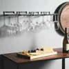 Hooks & Rails 2pcs/lot 30cm High Quality Useful Metal Wine Rack Glass Holder Hanging Bar Hanger Shelf Cup RackHooks