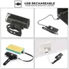 고전력 USB 충전식 자전거 전면 전면 가벼운 방수 자전거 사이클링 LED 헤드 손전등 3 라이트 모드 헤드 라이트 램프 토치