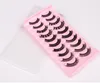 Newest Thick Curly Crisscross 3D False Eyelashes Set Soft Light Reusable Hand Made D Curved Fake Lashes Multilayer Eyelash Extensions Eyes Makeup