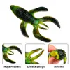 200 шт./Лот Hot 5 Цвета мягкая пластиковая приманка раков Hollow Bass Fishing Plastic Bait Paca Craw 10 см 11,5 г K1643