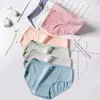 Fashion 7/5Pc Panties Breathable Cotton Female Underwear Seamless Ladies Low Waist Lingeries Cute Bow Young Girls Briefs 220422