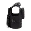 Men's Vests Functional Tactical With Waist Bag Men Fashion Pocket Hip Hop Techwear Streetwear Unisex Black Train Kare22