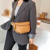 Chain Waist Bag Women Leather Fanny pack Luxury Brand Crossbody Chest Mini Belt Bags Fashion Girl Phone Pack Purse 220727