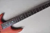 Factory Custom 4 Strings Left Handed Electric Bass Guitar med Rosewood Fingerboard Chrome Hardwares Ash Body Erbjudande anpassad