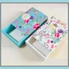 Gift Wrap Event Party Supplies Festive Home Garden Flower Design Cheese Birthday Cake Paper Box Mooncake Cookie C Dh9Uk