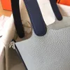 10A Retro Mirror Quality Designer Bag sydd Beewax trådväska Ladie Hopping Tote Claic ColorBlock Hand Fahion stor kapacitet hink tc lädermärke caual