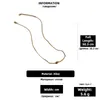 Chains Knotted Metal Chain Clavicle For Women Korean Trendy Elegant Necklace Female Fashion Delicate Jewelry Retro Sweater ChainChains