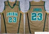 Cousu NCAA Hommes Mens Vintage Basketball Jerseys College Saint-Vincent Mary High School Irish # 23Lebron Jersey Tune Squad Looney Monstar Space Jam shirts ADN