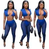 Sexy Sheer Yoga Hosen Set Designer Damen Trainingsanzüge Strand Mesh Zweiteilige Bikini Bademode Crop Top Outfits Frauen Kleidung