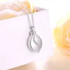 Stainless Steel New Waterdrop Cremation Ashes Jewelry Cremation Necklace Memorial Locket for Ashes Keepsake Urn Pendants Y220523