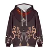 2021 Nouveau 3D cosplay genshin impact compte Enfants Cartoon Garçons / Filles hoodies 3D Imprimer Casual Survêtement Vêtements Y220713