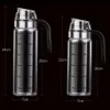 Leak-proof Glass Oil Bottle Tools Automatic Opening And Closing Oil Tank Meterable Kitchen Gravity Soy Sauce Bottles Vinegar Pot