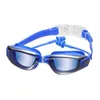 Lunettes de natation anti-buée pour adultes femmes hommes jeunesse galvanoplastie lunettes de natation lentille HD sans fuite lunettes de natation avec bouchons d'oreille G220422