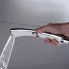폭포 2 기능 핸드 홀드 샤워 헤드 고압 레인 샤워 분무기 세트 물 절약 브러시 니켈 블랙 디자인 220525