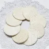 PAD LOOFAH naturale rotondo 5,5 cm/6 cm/7 cm/8 cm Trucco Rimuovi esfolianti e pelli morti da doccia a vasca da doccia.