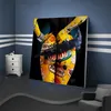 グラフィティアートビューティーヒップキャンバスペインティングセクシーな戦利品ポスターとプリントリビングルームの家の装飾のための抽象的な壁アートの写真