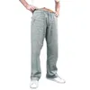 Cotton Linen Trousers for Men Wide Leg Pant Breathable Summer Pants Fitness Clothing Mens Workwear Male Jogging Bottoms 220629