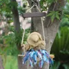 ハロウィーンゴースト魔女人形ホラー怖い吊り下げ飾り - ゴーストフライングウィッチェンタントハロウィーンディイパーティー装飾品