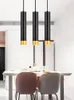 Подвесные лампы цилиндрический уникальный дизайн стиль личности люстры ресторанная батон